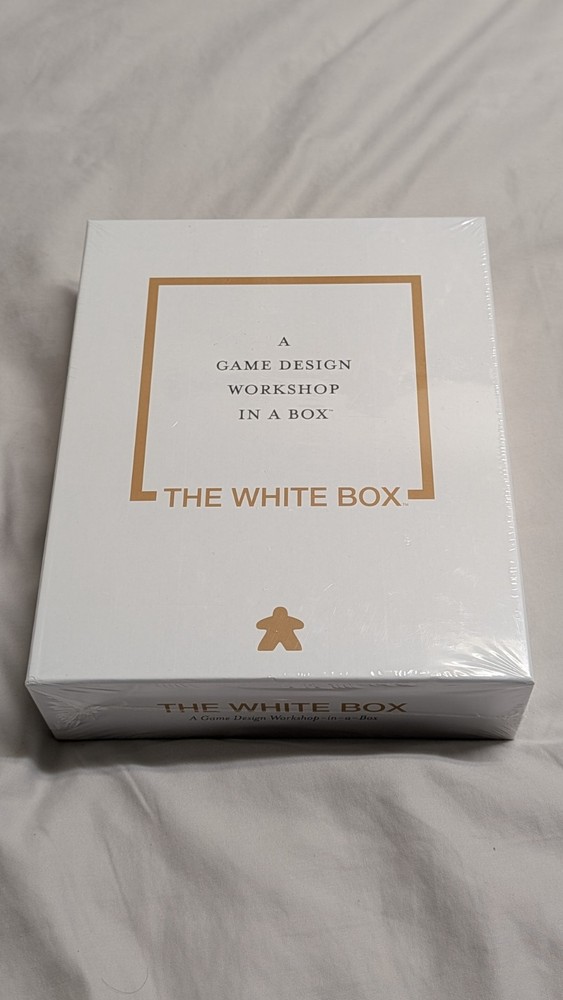 The White Box Board Game Design Kit Hardcover NEW Factory Sealed Atlas Games