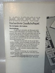 Vintage MONOPOLY Board Game German Version Square Box With Classic Top Unopened