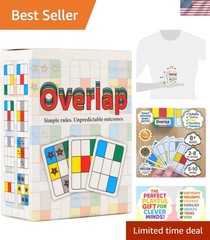 Overlap: Classic Strategic Card Game – Perfect for Couples & Family Gatherings