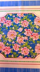 HOBBY LOBBY FLORAL MAHJONG MAT (NEW)