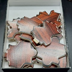 Set Of 3 Plexle Wooden Shape-Shifting Puzzles 2008 MindWare Board Game Complete