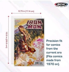 100 Pack BCW Current Comic Backing Backer Boards 6 3/4 X 10 1/2 Acid Free New