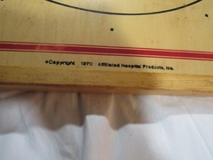 Vintage 1970 Carrom Game Board Model No. 108 Original Box Incomplete AS IS
