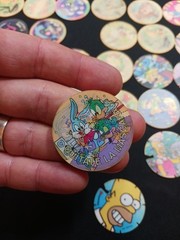 60 Vintage Tazos Sabritas Pogs Mexico Rare 1994-1995 Warner Bros, 20th C Fox Mix