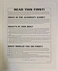 1999 Wizards Of The Coast RPG Alternity Science Fiction Adventure Game No Dice