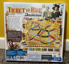 NEW! Ticket To Ride Amsterdam Board Game Days of Wonder Alan R Moon EX NIS