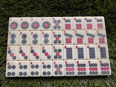 1.2” Traditional American Mahjong Tiles – 166 Tiles Total – IVORY