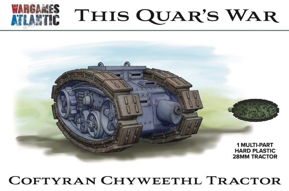 This Quar’s War Coftyran Chyweethl Tractor – Wargames Atlantic 28mm WWI Tank YHP