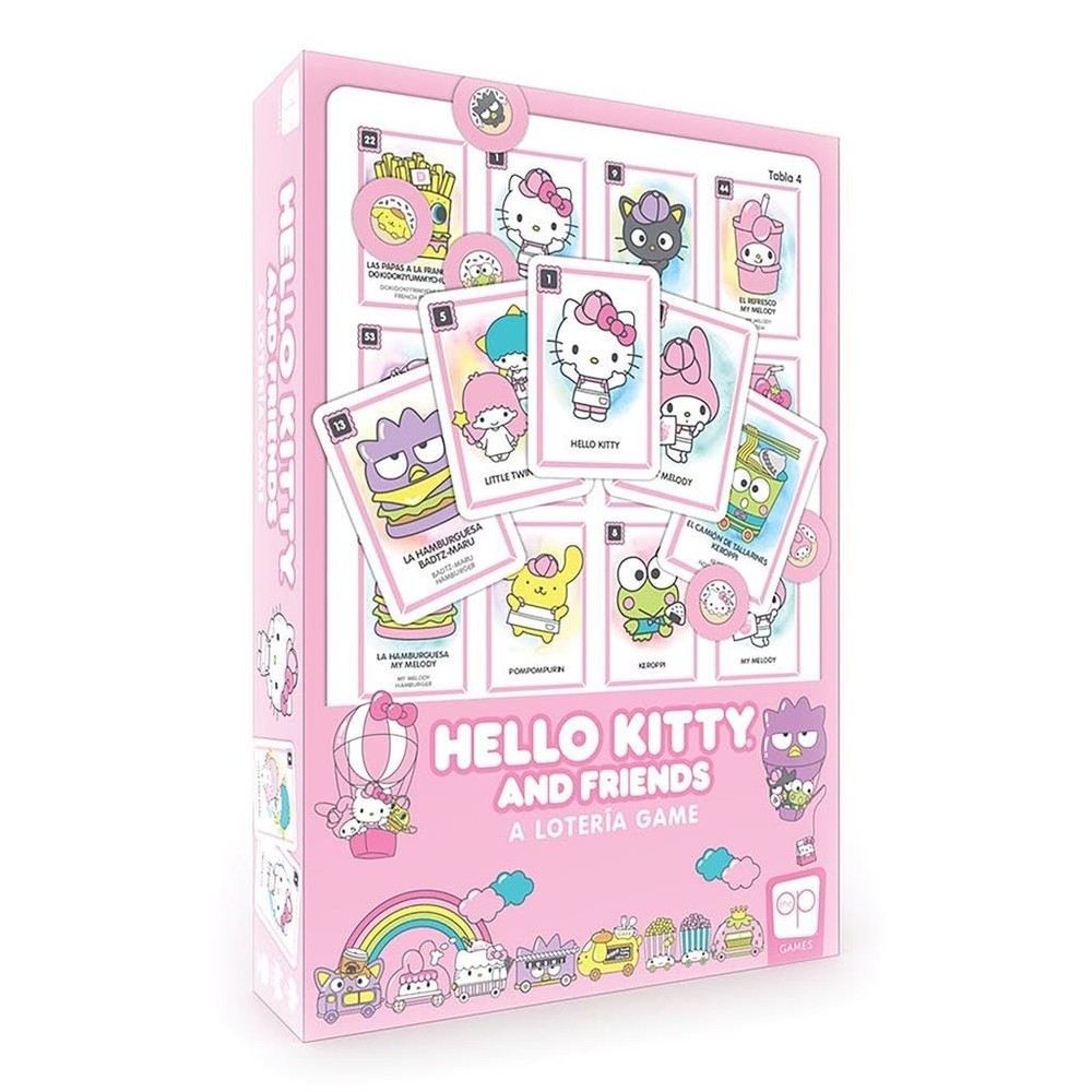 Hello Kitty Loteria Game – Custom Bingo Style Inspired by Spanish Words & Mex…