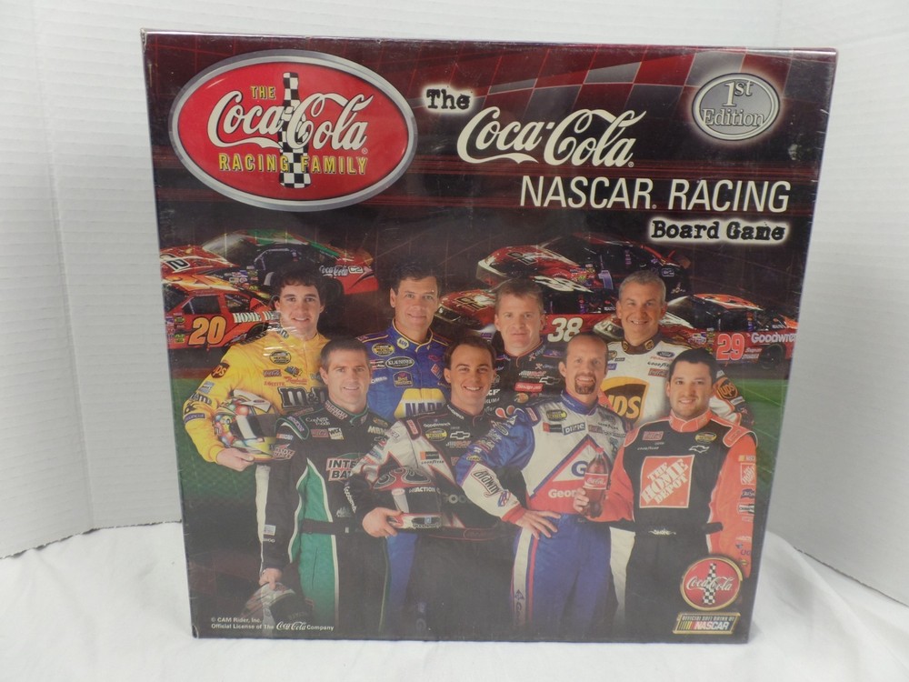 Coca Cola Nascar Racing Board Game 1st Edition New and Sealed