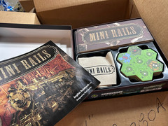 Lot of 7 – Board Game China 1880 Small Railroad Empires Mini Rails Red Company