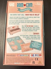 New – University Games Rom Com – A Trivia Game for a Night In – Ages 12+
