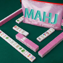 Kaleidoscope Mahjong Tile Set 160 Mahjong Tiles 1.2” Pink American Mahjongs Til