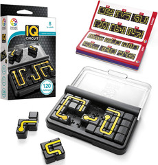 Smartgames IQ Circuit Portable Travel Game with 120 Challenges for Ages 8-Adult