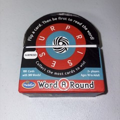 Word A Round ThinkFun 2012 Fast-Paced Complete Family Card Game Puzzle Tease