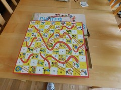 Vintage Chutes And Ladders 4555 Board Game Milton Bradley