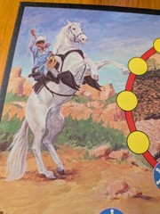 The Legend of the Lone Ranger Board Game 100% Complete Milton Bradley 1980
