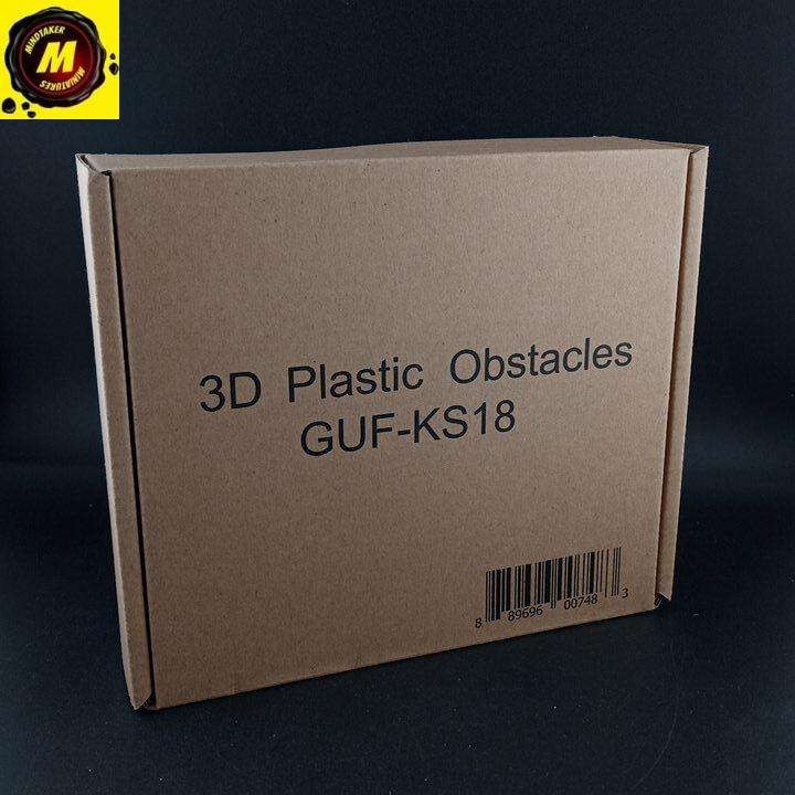 Zombicide: Green Horde – 3D Plastic Obstacles (GUF-KS18) (NIB) – #170485 – Bl…