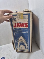 Vintage 1975 The Game Of Jaws Ideal With Box Missing Pieces Incomplete Set 1970s