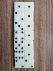 Vintage Domino game, USSR production of the 80s, box size 16×5 cm.