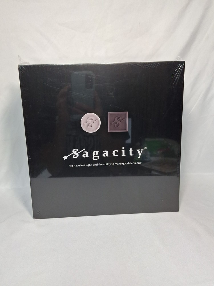 Sagacity Strategic Board, 3D alignment Game, 2-4 Players, 3+ Years. Black Box