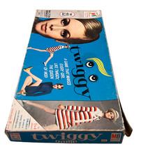 Twiggy Milton Bradley Board Game Vintage 1967- Missing 1 Game Piece and Die