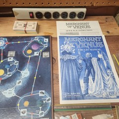 Merchant of Venus Avalon Hill 876 Science Fiction Board Game 1988