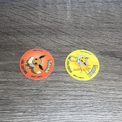 Pokemon Pogs Lot Tazos Sabritas Taps Eevee Jolteon Nintendo 2021 Mexico Bundle 2