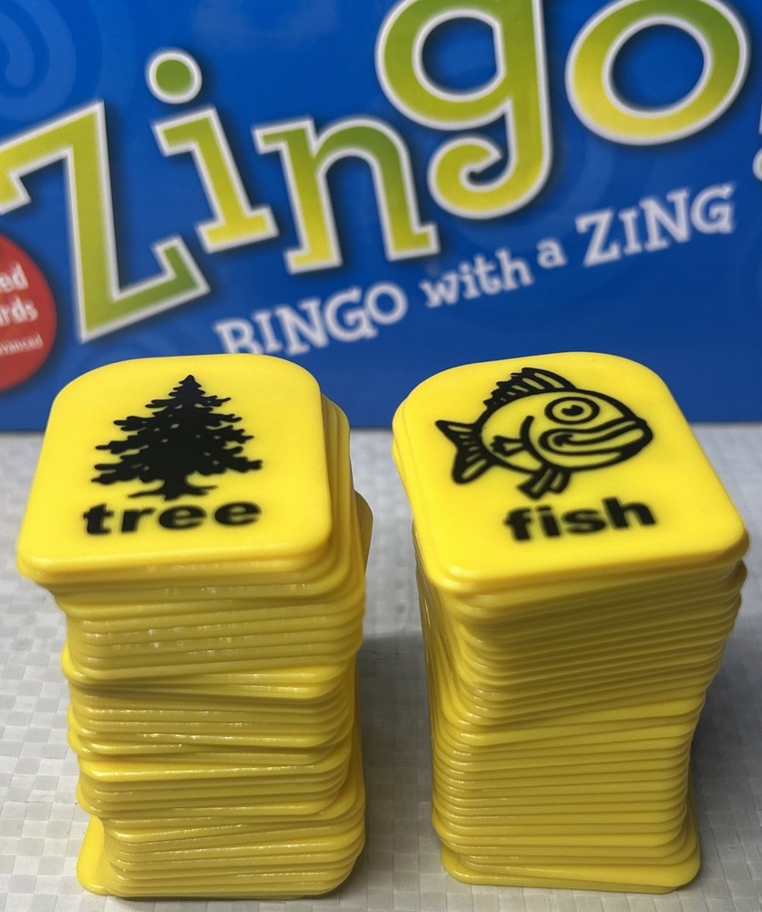 Zingo 72 Picture Tiles Complete Set Replacement ThinkFun
