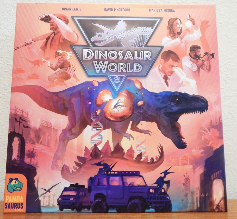 Pandasauru Board Game Dinosaur World (Kickstarter Ed) w/Folded Space Fair/EX