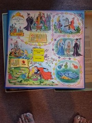 Walt Disney Sleeping Beauty Game 1958 Parker Brothers. Complete. Board excellent