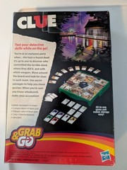 Hasbro Clue Grab & Go Compact Travel Mystery Board Game Ages 8+ New Sealed