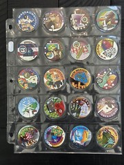 Vintage POGS Complete Set of 50 US States and 4 Branches Of Government