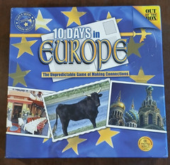 Out of the Box 10 Days in Europe Board Game Pre-Owned 100% Complete