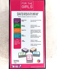 For The Girls Adult Party Game Open Box Bachelor Party Girls Night Fun