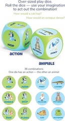 BLUEY Wackadoo Dice Imagination Act Out the Action Game | Family Game Night f…