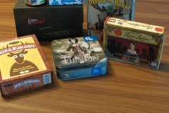 Various Small board and card game bundle No missing pieces Excellent Condition