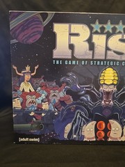Risk Rick and Morty Board Game Adult Swim Strategy Ages 17+ 3-5 Complete