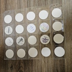 Vintage 1990s Mix Lot of 150 Pogs and 1 Metal Slammers Plus Binder Sleeves