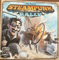 STEAMPUNK RALLY Board Game by Orin Bishop & Roxley 2nd Edition – 100% Complete!!