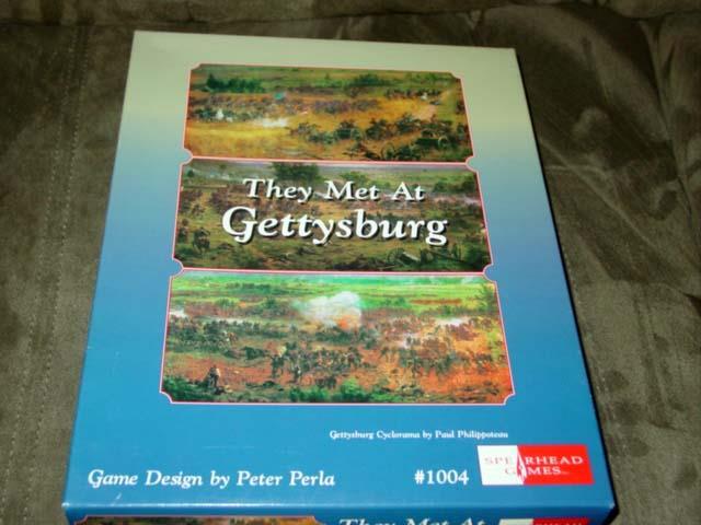 Spearhead Games 1996 – Civil War – They Met At Gettysburg game (UNPUNCHED)