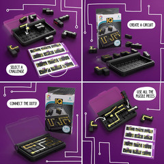 IQ Circuit Portable Game with 120 Challenges for Ages 8-Adult