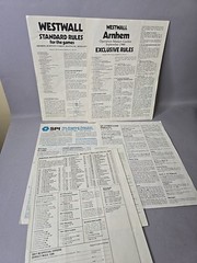 SPI 1976 Arnhem Operation Market Garden Collectors Edition Box Replacement Parts