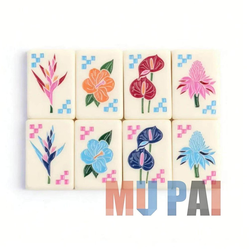 American Mahjong Game Set, 160 tiles Tropical style Mah Jong Tiles Fast ship