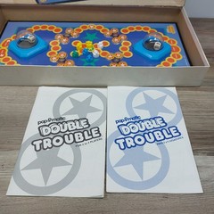 Double Trouble Board Game 1987 Milton Bradley 95% Complete Pop-o-matic
