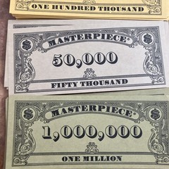 1970 Masterpiece The Art Auction Game – Replacement Money Pack