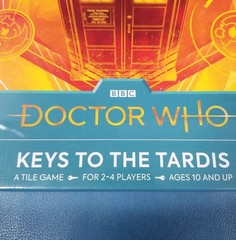 BBC Doctor Who: Keys To The Tardis Tile & Card Game New/Sealed