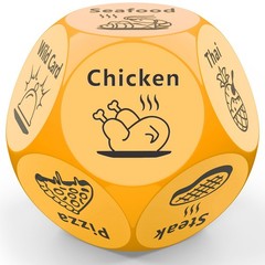 Fathers Day Dad Gift for Dad from Daughter Son Wife, Date Night Food Dice, An…