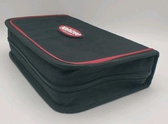 Yahtzee Deluxe Travel Edition 2003 Game Folio w/ Black Nylon Zip Case Road Trip