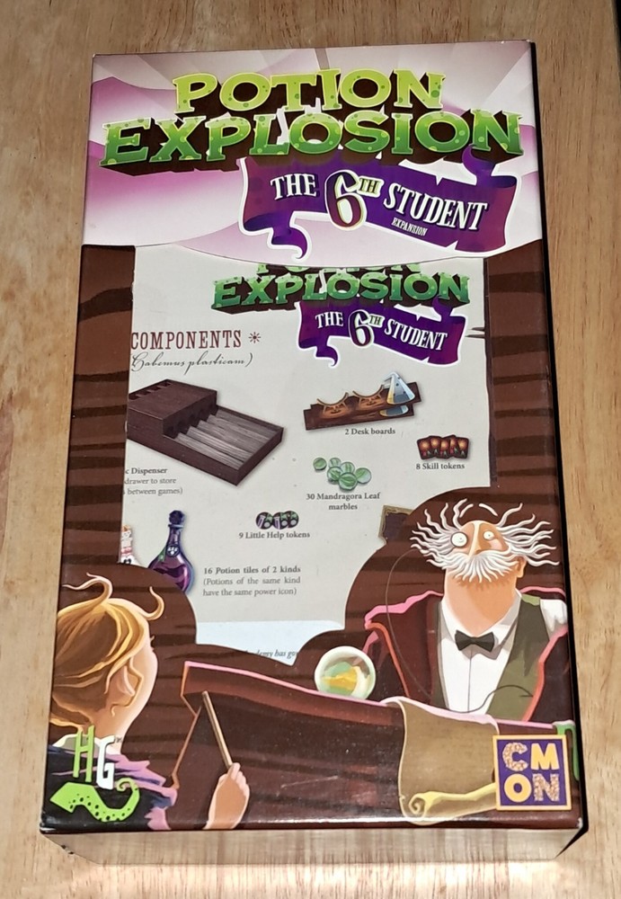 Potion Explosion:The 6th Student Expansion w/Mandragora Leaf & Plastic Dispenser